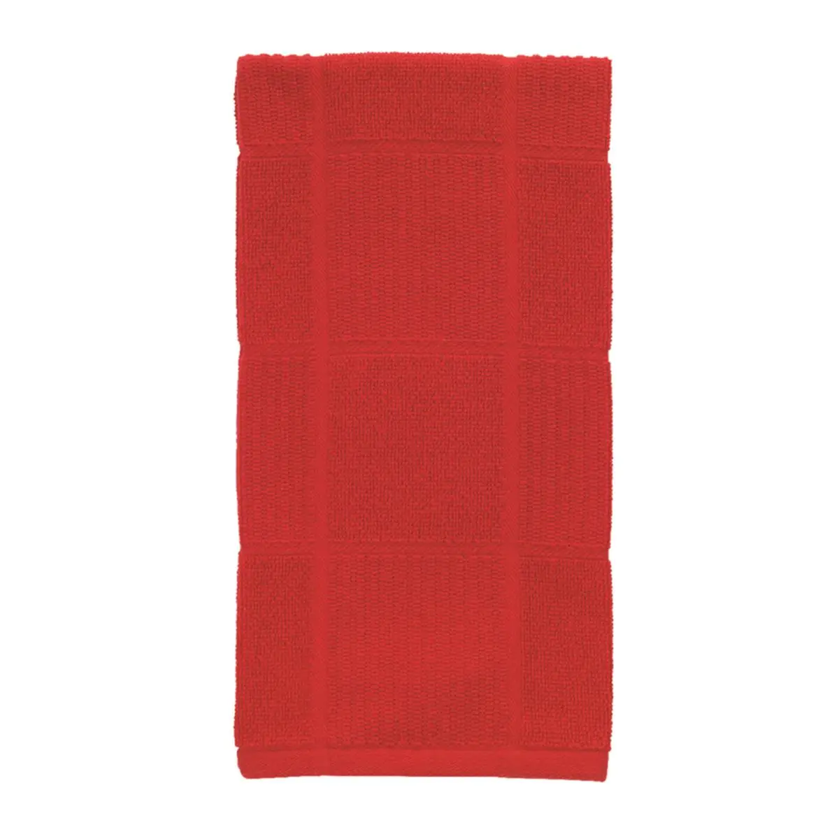 212 MAIN Red Cotton Kitchen Cleaning Towels - Pack of 6, Reusable Towels, Soft Cleaning Wipes, Soft Cleaning Towel