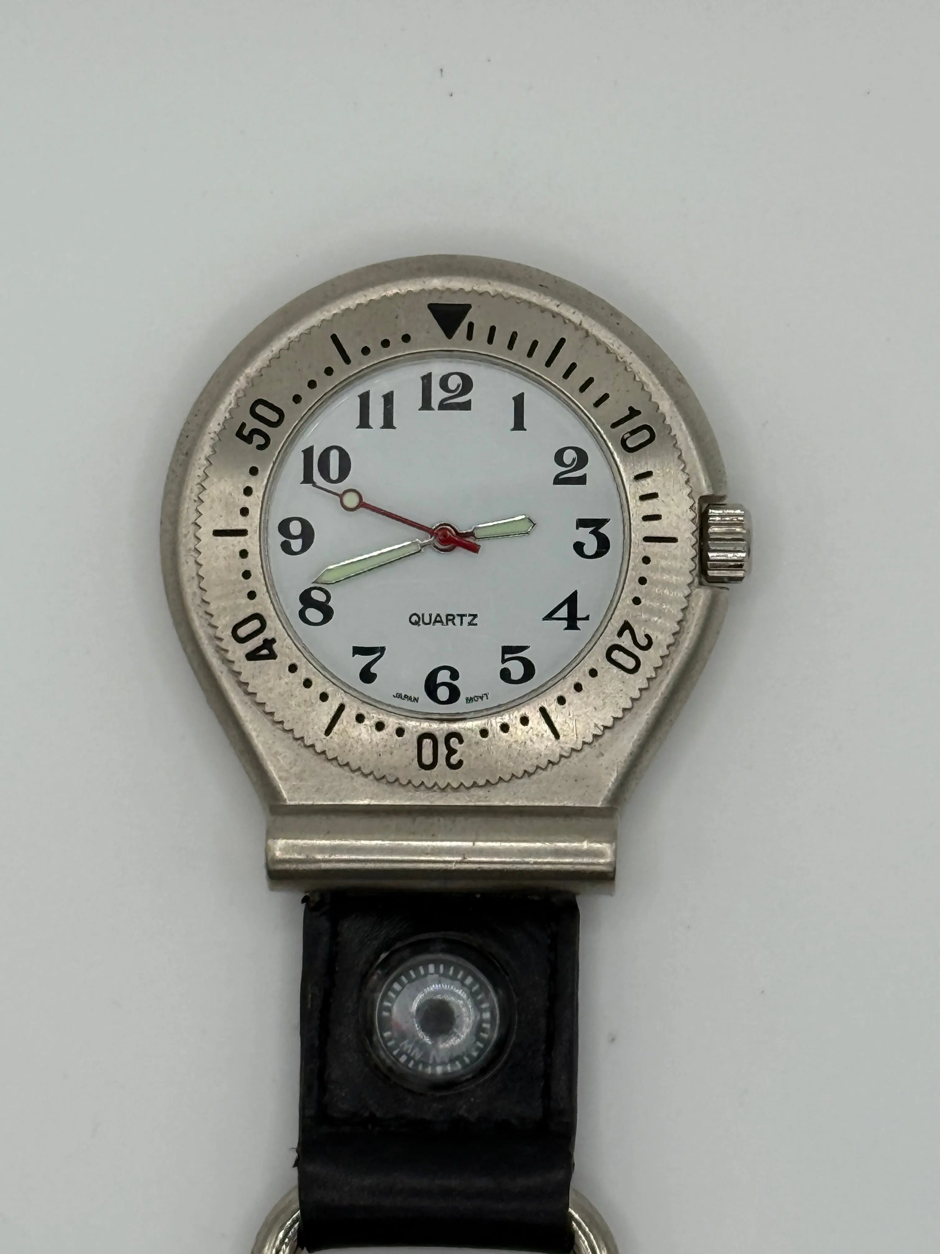 Croton Quartz Late 1980s-Early 1990s Nurse Fob Watch – Clip-On Medical Watch, Japan Movement - Pre-Owned