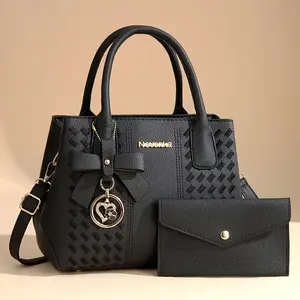 Send mom a new stylish large shoulder bag, a casual crossbody bag with letters, a handbag for women, a gift set with multiple pieces, a thank-you gift.