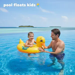 Swim Ring for Kids Ages 3-8 Adorable Duck Toddler Pool Float with Safety Handles & Seat - Durable Non-Toxic Inflatable  | Perfect Summer Water Fun Toy for Pool, Beach & Lake!  Make a Splash with the Cutest Duckie Seat! #PoolFloat #SummerFun accessories