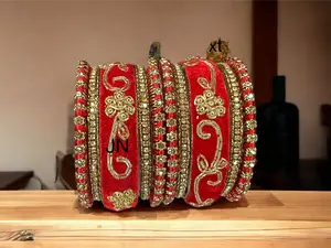 Women's Velvet Bangles with Soft and Comfortable Material