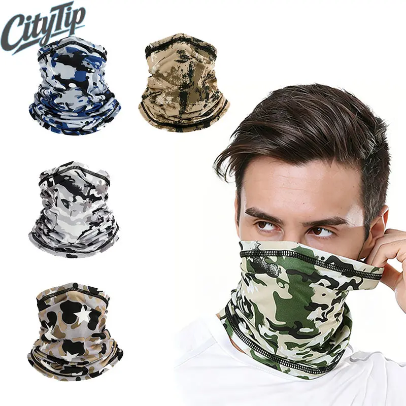 UV Protect Cooling Neck Gaiter - UPF Sun Protection, Breathable Bandana Face Scarf Mask for Men, Ideal for Hiking, Camping Summer Outdoor Sports & Activities, Protective Mask