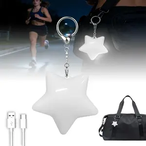 Star Inductive Bag Light, Valentine's Day Gift, Touch Sensing Keychain Lamp, Essential Bag Accessory, Keychain Flashlight, Perfect Gift for Boys Girls Friends
