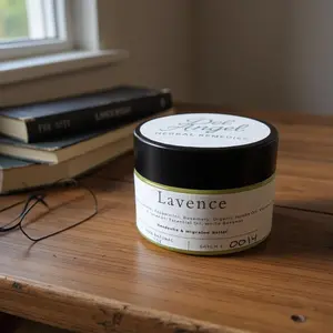 Del Angel Herbal Remedies Lavence Handcrafted Herbal Balm for Headache & Migraine Natural Formula with Botanicals & Therapeutic Oil Blend Body Care Calming