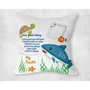 Shark Tooth Pillow