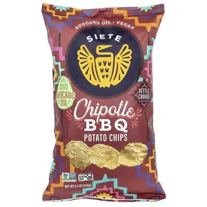 Siete Potato Chips, Chipotle BBQ, 5.5 oz (156 g) Siete Potato Chips, Chipotle BBQ, 5.5 oz (156 g)