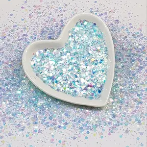 Cloud Cover (Iridescent Opal Chunky Mix Glitter)