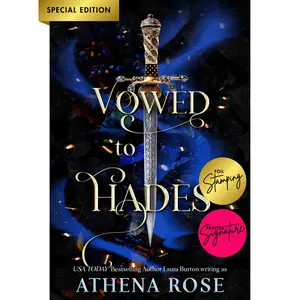 Vowed to Hades by Athena Rose - Autographed Collector's Edition Paperback, Dark Romance Novel, Hades and Persephone Retelling for Book Lovers, Autographed Novel