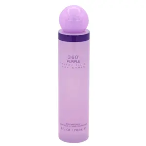 360 Purple by Perry Ellis for Women Body Mist 8 oz New