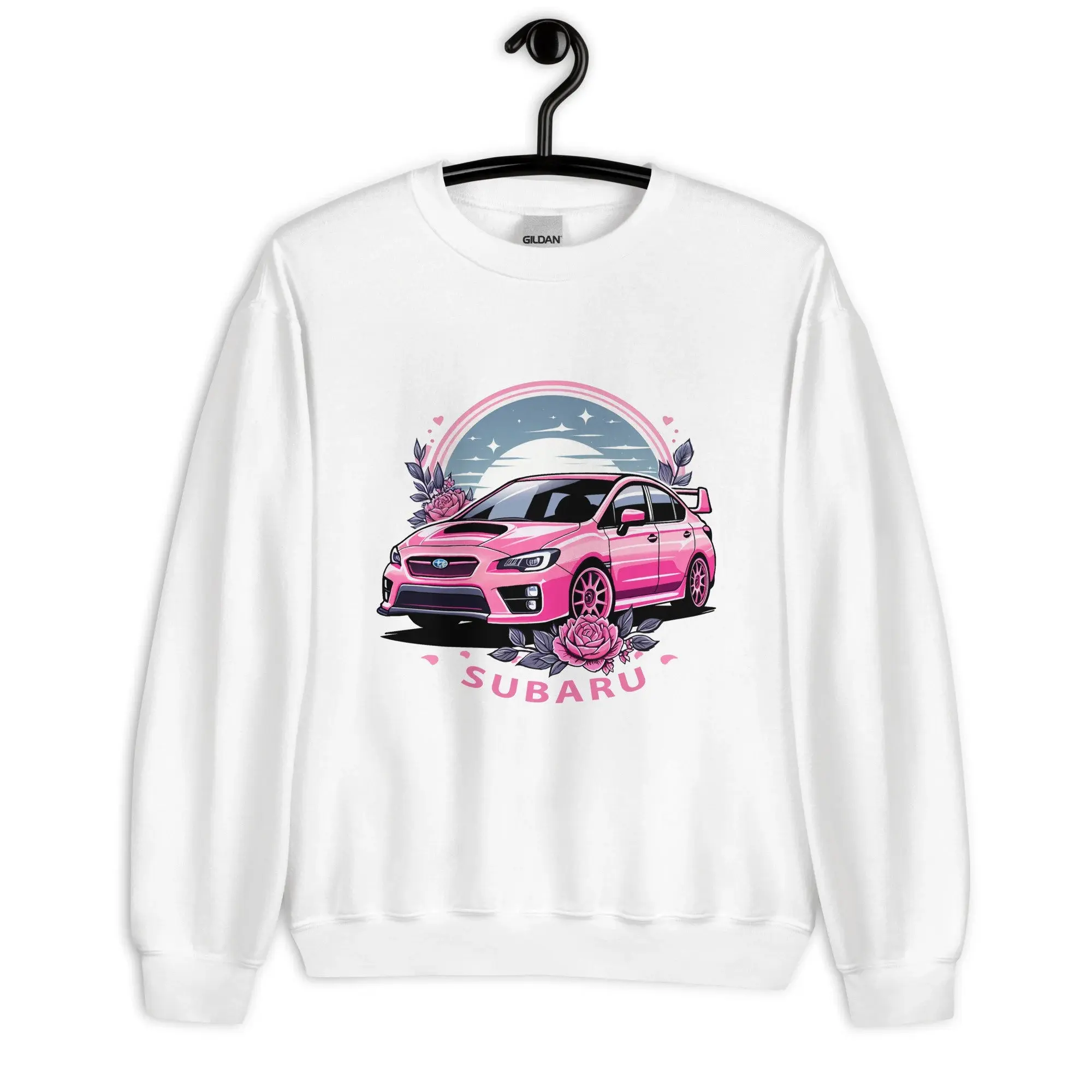Pink Subaru WRX JDM Car Lover Unisex Sweatshirt Hoodie T Shirt, Gift for Car Lovers