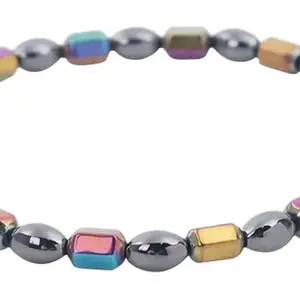 Handmade Ankle and Bracelet Hematite Magnetic in Black and Mixed Color