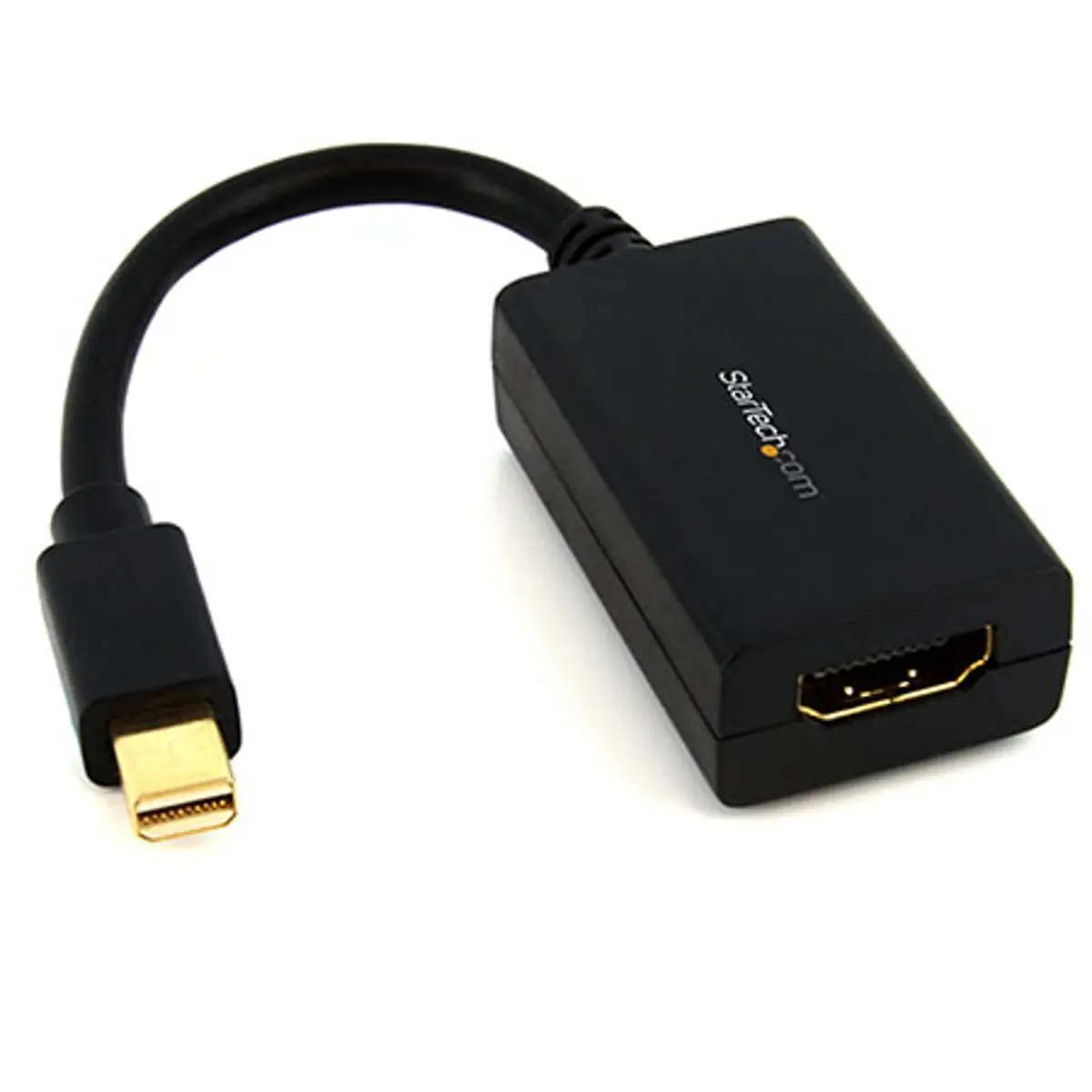StarTech Male Mini DisplayPort to Female HDMI Video Adapter Converter, Compact Durable Audio & Video Accessories for Seamless Device Connection