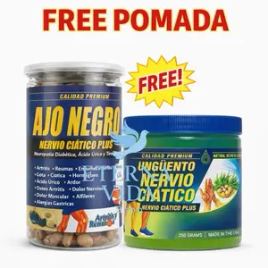 Promocion Ajo Ciatico con Una pomada de ciatico gratis de 125 gramos