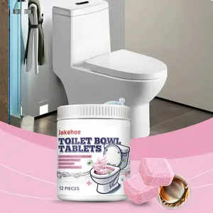 Jakehoe Toilet Cleaning Effervescent Tablet, Household Toilet Toilet Cleaning Dirt And Stain Removing Toilet Toilet Cleaning Tablet