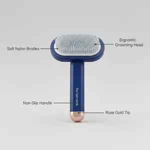 Self-Cleaning Deshedding Brush for Cats & Dogs