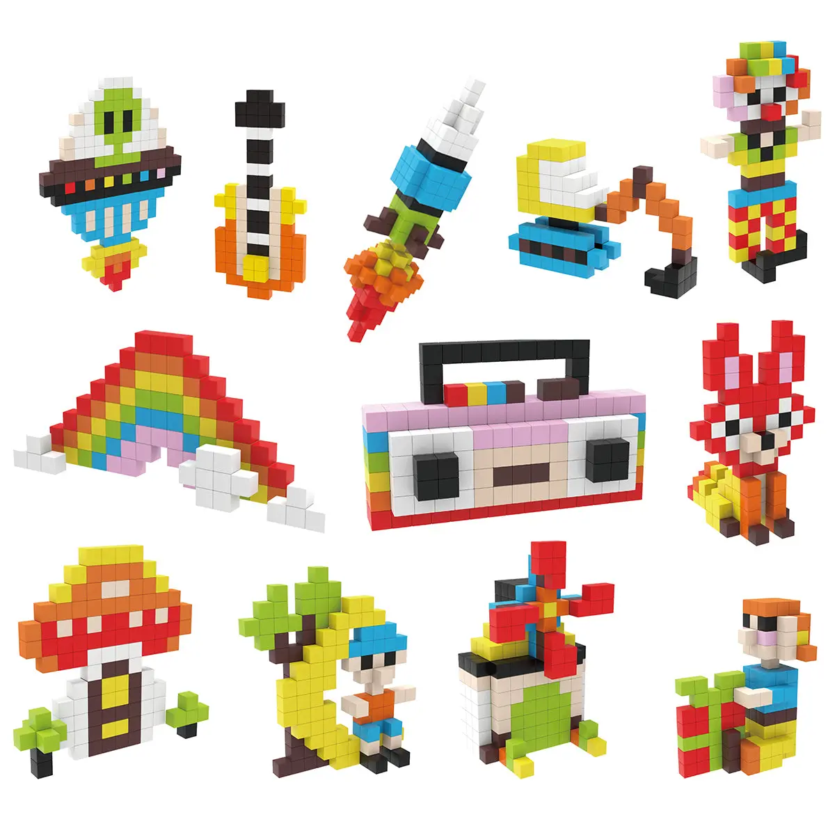 PicassoTiles 400pc Magnetic Tiles Mini Pixel Puzzle Cubes PicassoTiles 400pc Magnetic Tiles Mini Pixel Puzzle Cubes