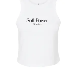 The Power Ribbed Tank  Soft Power Studio