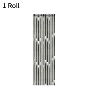 1 Roll Peel And Stick Tech-Feel Striped Wallpaper Wall Sticker, Anti-Stain And Easy to Clean, Suitable for Living Room, Bedroom, Study, Window Sill, Door Frame Decoration And Renovation, Modern Furniture Decorative Wall Sticker