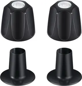 Metal Matte Black Shower Knob  Piece Replacement, Compatible with Price/Pfister Verve Tub Shower Handle,  Faucet Handle Trim Kit, for  Tooth .mm Valve stem, Height .in Width.in
