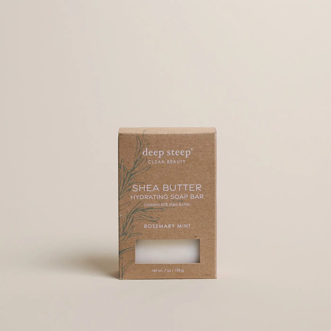 Rosemary-Mint Shea Butter Hydrating Soap Bar for Bath & Body Care