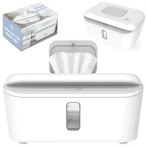 Jool Baby Wipe Warmer - Keep Wipes Warm, Nightlight, Clear Window, Locking Lid - Great Baby Warmer