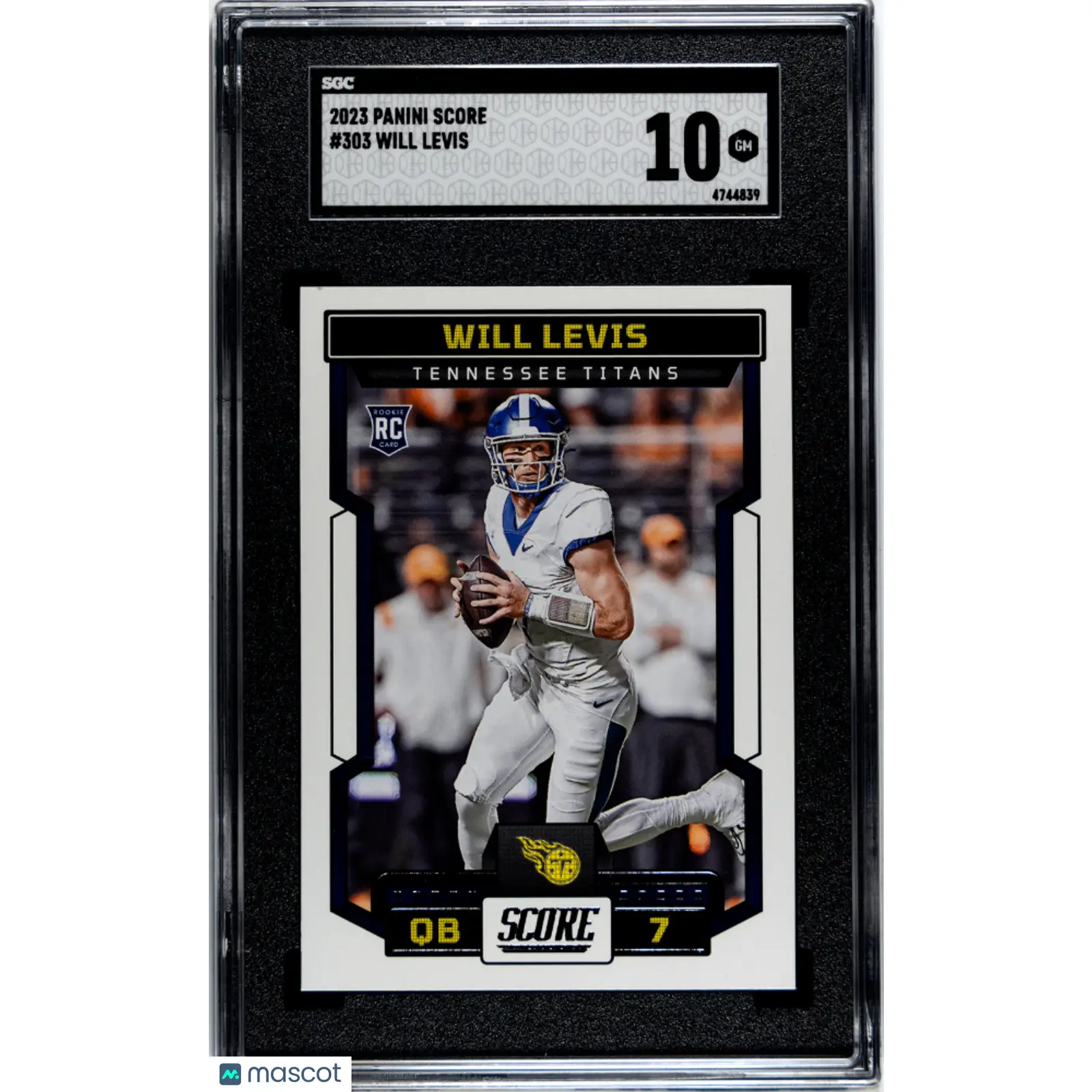 Will Levis SGC 2023 Panini Score RC #303 Football 10