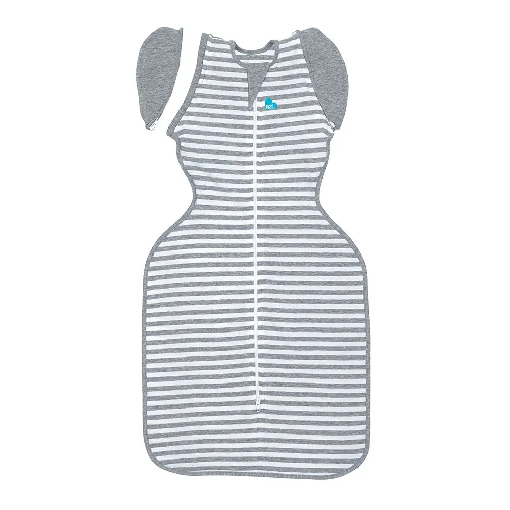 Love To Dream Swaddle UP Transition Bag Adaptive Original Swaddle Wrap - Gray Stripe - M Love To Dream Swaddle UP Transition Bag Adaptive Original Swaddle Wrap - Gray Stripe - M