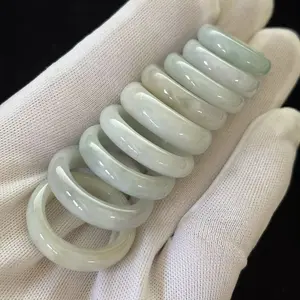 Light Green Jade Ring Band