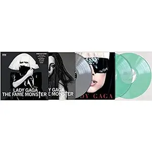 Lady Gaga - The Fame Monster - Exclusive Deluxe Edition Silver & Coke Bottle Clear Colored 3x Vinyl LP Box Set