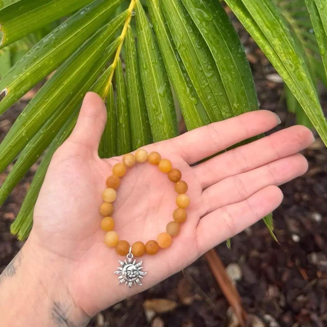 Sunshine Yellow Jade Bracelet