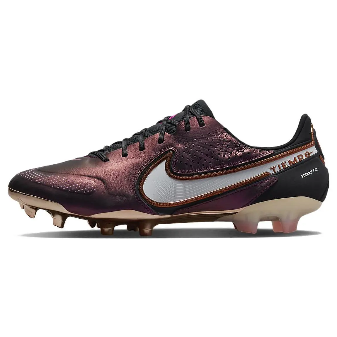 Nike Tiempo Legend 9 Elite Q FG Generations Pack Space Purple Cushioned Soccer Cleats Men's Off Noir Pink Blast White DR5976-510