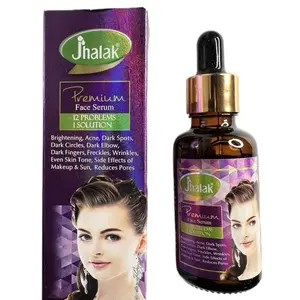 Jhalak Premium Advanced Brightening Serum - 1 Solution for 10 Concerns, Anti Aging Niacinamide Formula, Bright Glowing Skin, Brighten Even Serum, Dark Spot Corrector, Acne & Dark Circle Treatment, Skin Repair, 24-Month Shelf Life