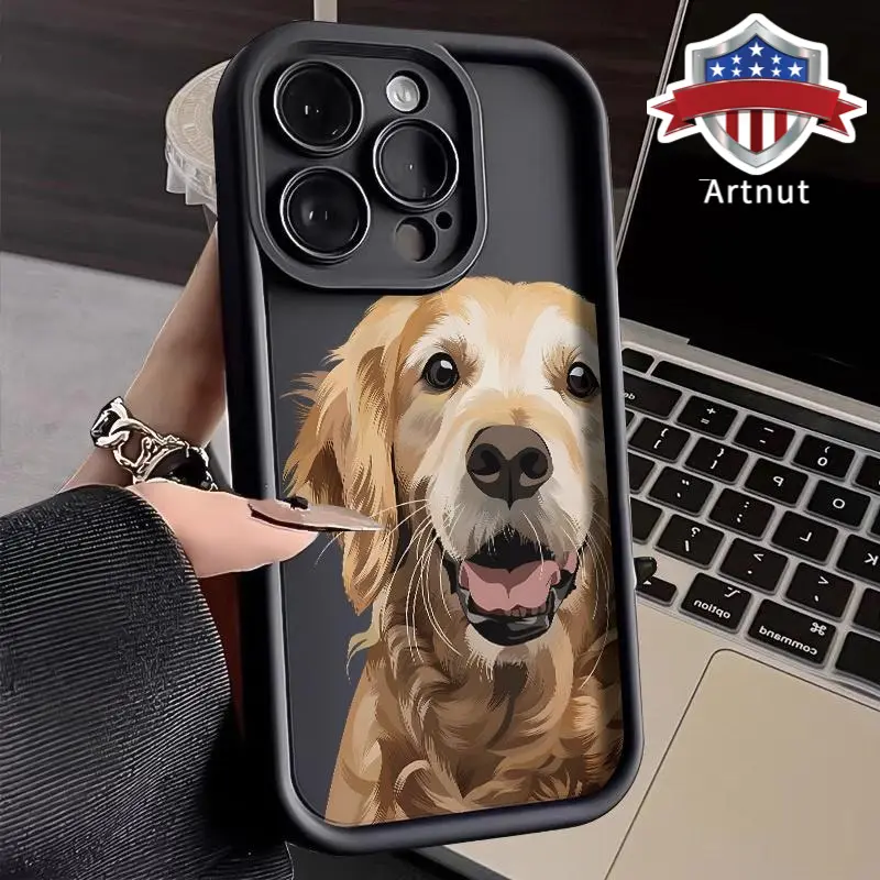 Golden Retriever Pattern Case for iPhone 16 E 15 14 Pro Max 13 12 11 XR XS Plus Shockproof Non Slip Military-Grade Protection Silicone Cover - TikTok Shop Golden Retriever Pattern Case for iPhone 16 E 15 14 Pro Max 13 12 11 XR XS Plus Shockproof Non Slip Military-Grade Protection Silicone Cover - TikTok Shop