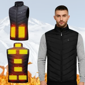 Heated Vest Jacket 2025 Winter New Unisex Lightweight Quick Charge Heated Vest for Outdoor Use Men's Designer Warm Collarless Sleeveless Vest Ideal for Valentine's Day & Christmas Gifts