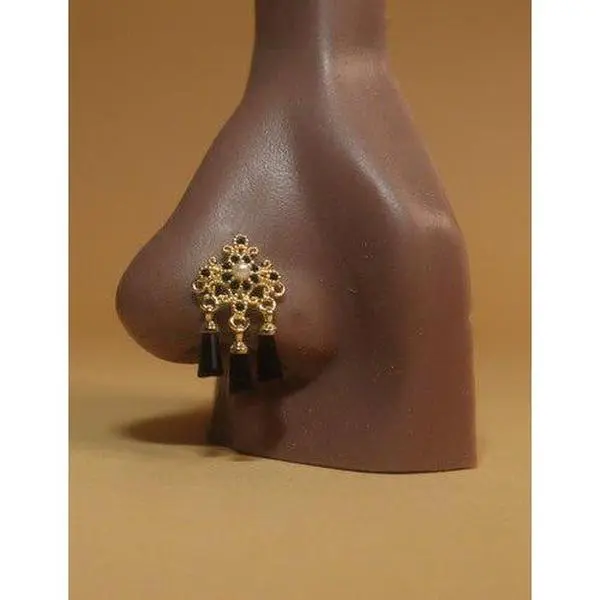 Stainless Steel CZ Gold Magnetic Nose Stud Jewelry