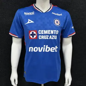 2025 2026 New Cruz Azul Home Blue Short Sleeved Football Jersey