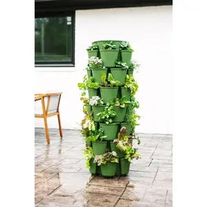 7 Tier GreenStalk Leaf Vertical Planter - Basic Texture