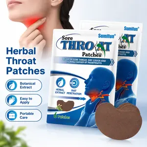 Herbal Throat Care Patches, Soothing and Cooling Formula to Relieve Sore Throat, Gentle Comfort Wraps in a Multi-Pack