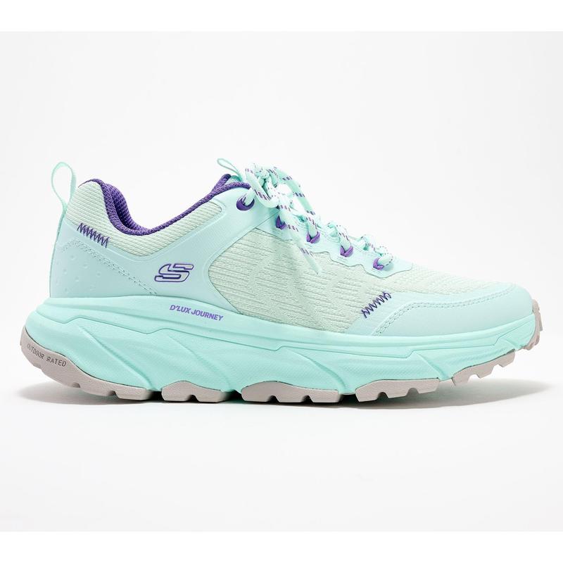 Skechers D'Lux Journey Knit Lace-Up Sneakers - Verbena