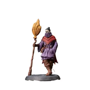 Mad Scholar Cedric Stormweaver 3D Resin Miniature Figure - Handcrafted, Paintable, Customizable Premium Print Resin Figures for DnD Tabletop RPGs, Fantasy Home Decor Collectibles