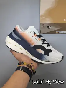 Gradient Two-Tone Fashion Lifestyle Sneakers | Sweat Evading Fast-Drying Knit Material | Daily Household Errands & Casual Outdoor Wandering | Eliminate Inner Heat Stuffiness While Easing Chronic Foot Tiredness