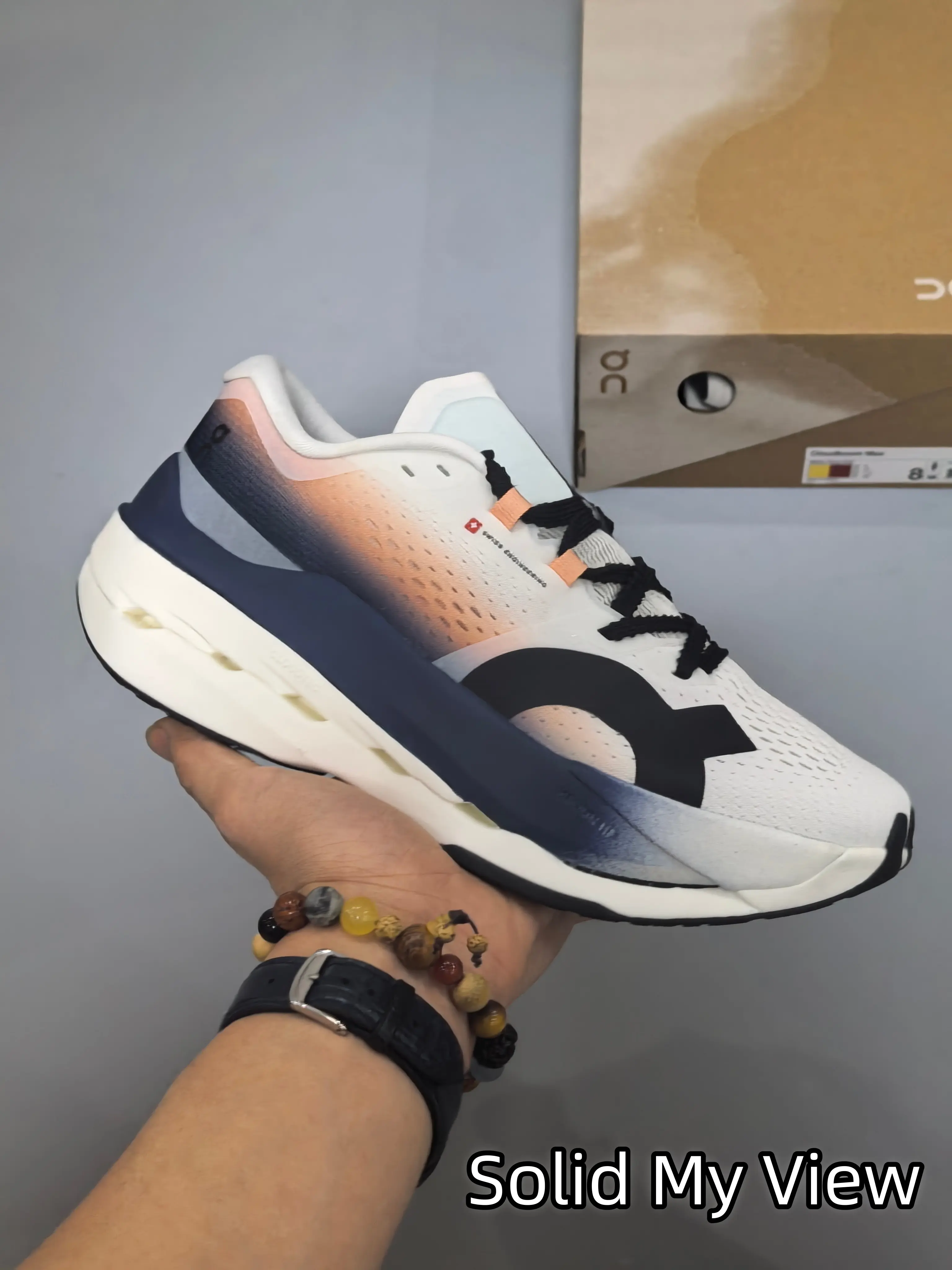 Gradient Two-Tone Fashion Lifestyle Sneakers | Sweat Evading Fast-Drying Knit Material | Daily Household Errands & Casual Outdoor Wandering | Eliminate Inner Heat Stuffiness While Easing Chronic Foot Tiredness