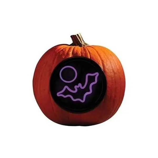 Bat Neon Light Pumpkin Carving Kit