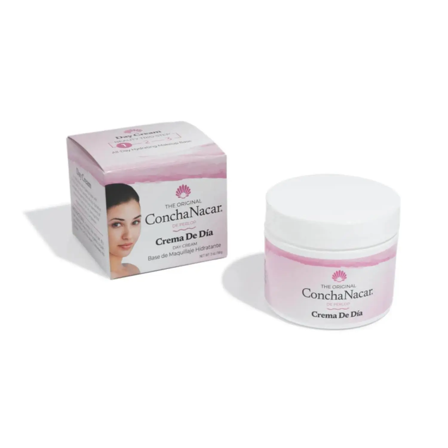 Concha Nacar Crema De Dia No.1, Day Cream 2 oz, White