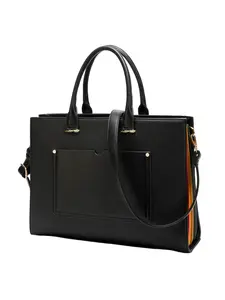 Women's Handbag, 17 Inch Large Capacity PU Business Fashion, Outdoor Business Shoulder Crossbody Laptop Tote Bag