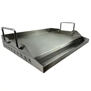 Lifespace 17.5 Inch Stainless Steel BBQ Flat Top Griddle