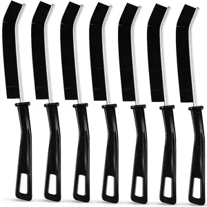 7Pcs Crevice Cleaning Brush, Gap Brush for Cleaning Hard Bristle Cleaning Tools for Baseboard Mesh Screen Sliding Door Track, Bathroom, Shower, Window, Household Use Scrub Brushes for Deep Cleaning