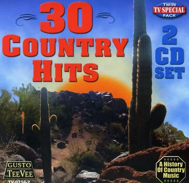 Various Artists - 30 English Country Music Hits Compilation CD, Band-Performed, No Age Restriction Audio Compact Disc