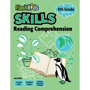 Reading Comprehension: Grade 4 by Flash Kids Editors [Paperback Book]