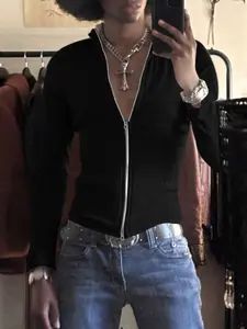 INCERUN Men's Simple Knitted Ribbed Long Sleeve Casual Cardigan, Stylish and Comfortable Outerwear for Daily Wear, Perfect for Spring and Fall